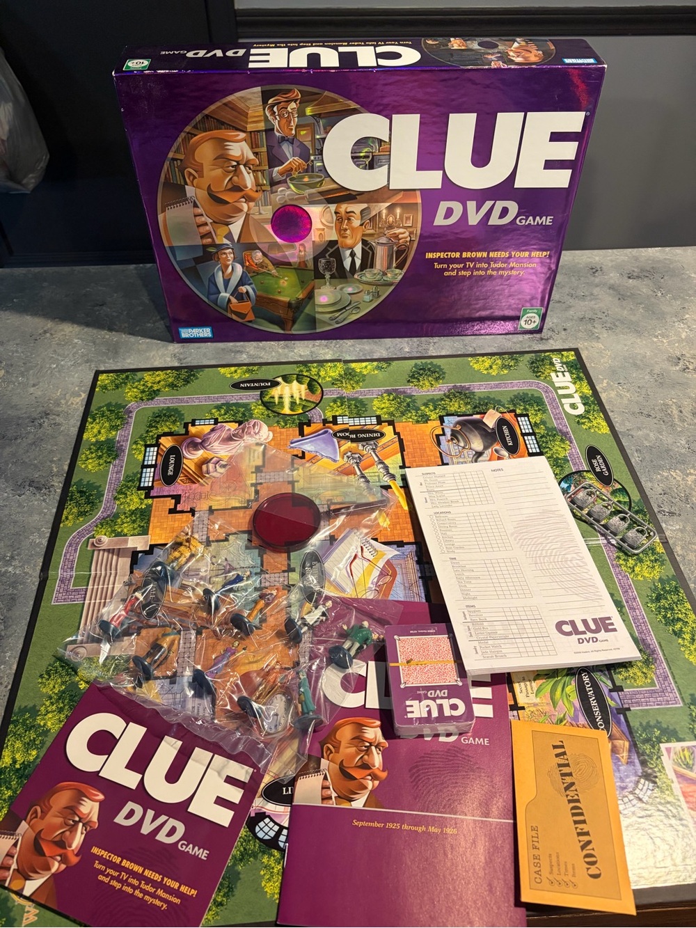 Clue DVD Game Parker Hasbro 2006-New Unused